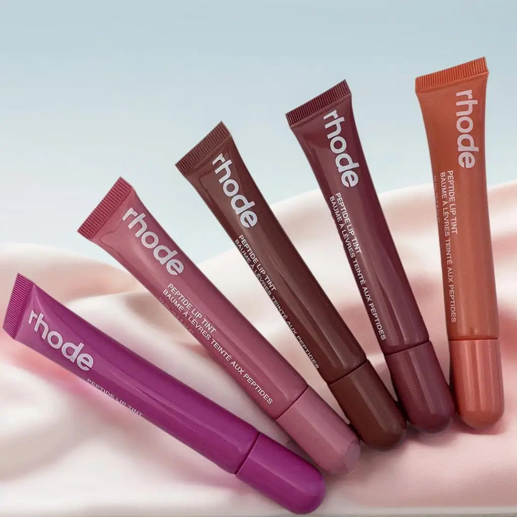 RHODE 10 Color Lip Glosses Plump Moisturizing Lip Glaze Essence Gel Oil Long Lasting Care Products For Women Girls