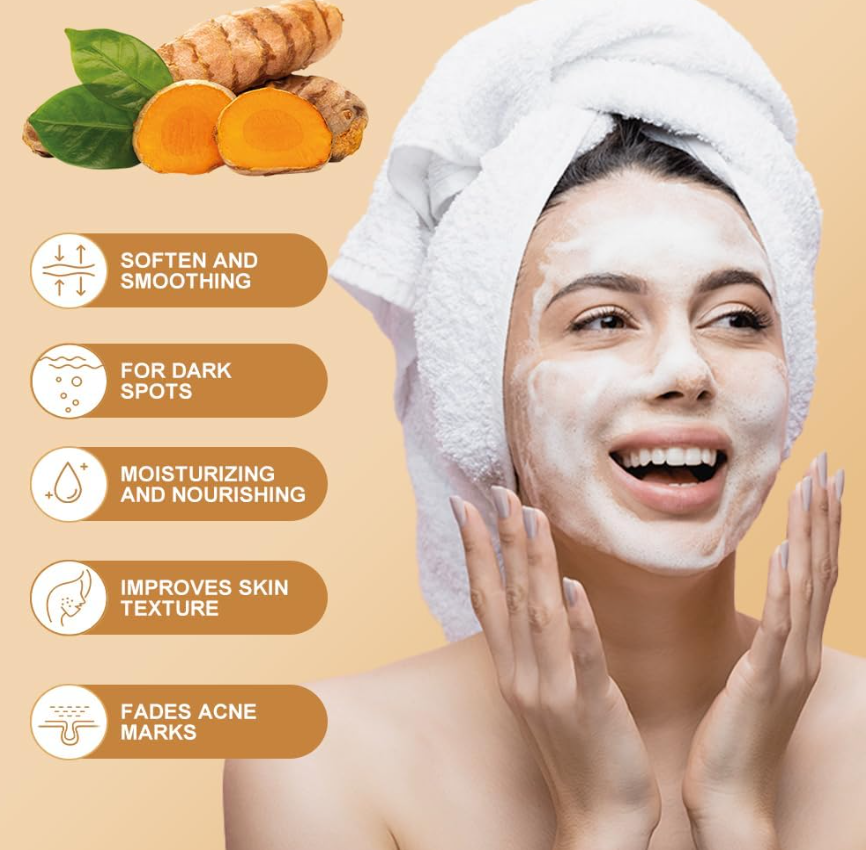Pure Kojic Acid Skin Brightening Soap,100g Soap Bar for Deep Facial & Body Skin Cleaning with A Foaming Net, Face and Body Bar for Skin Moisturizing, Improve Uneven Skin Tone, Gently Healing Acnes